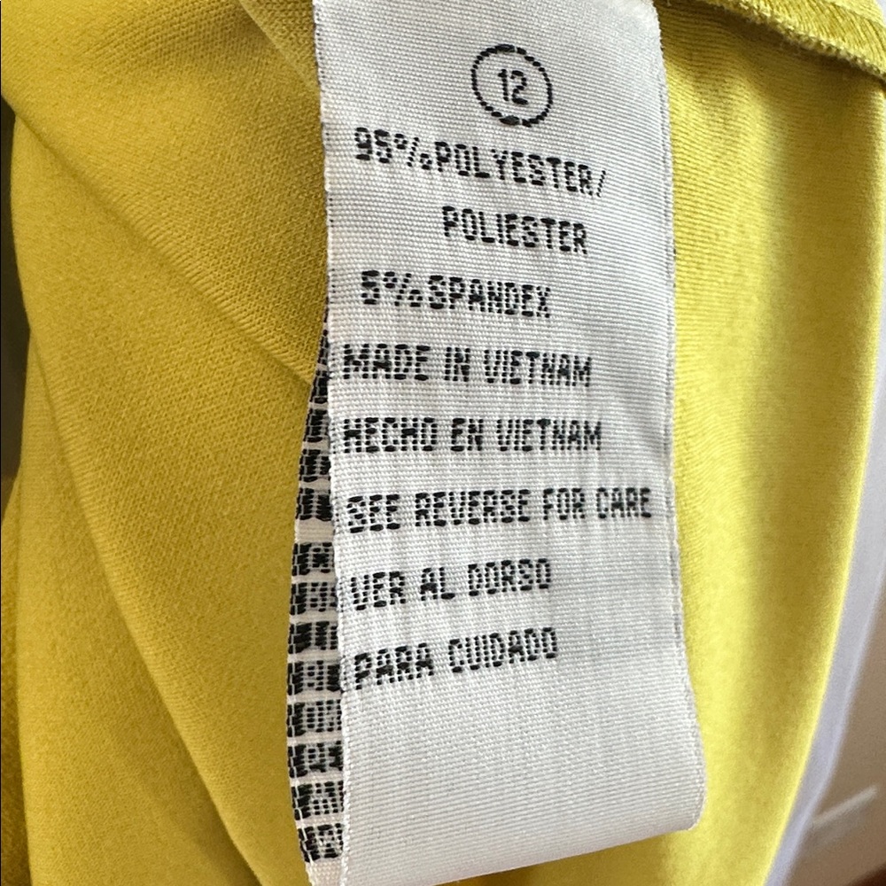 Yellow dress Size 12 Brand new - Picture 4 of 5